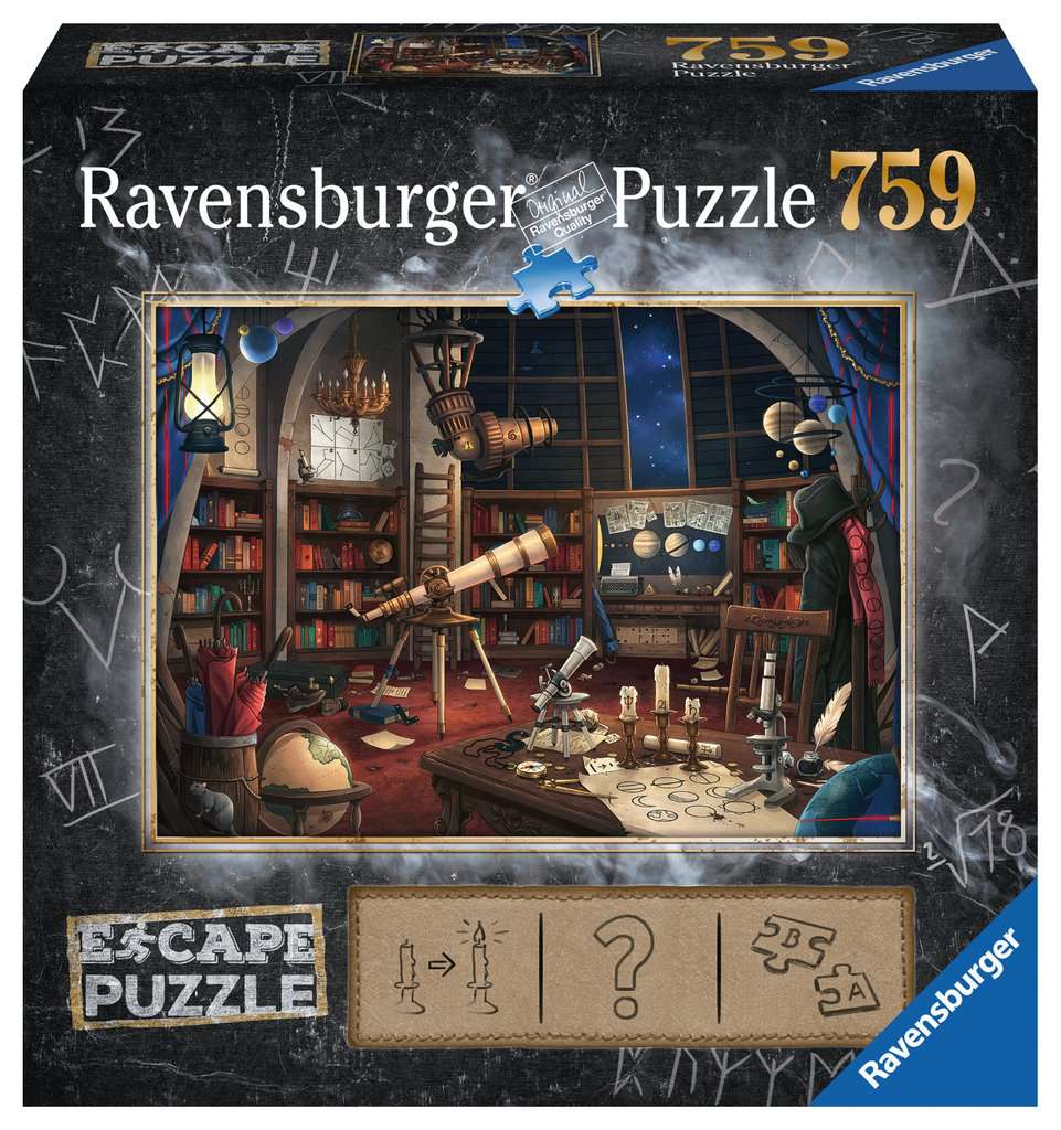 Ravensburger Escape 1 The Observatory 759pc Puzzle Ravensburger PUZZLES