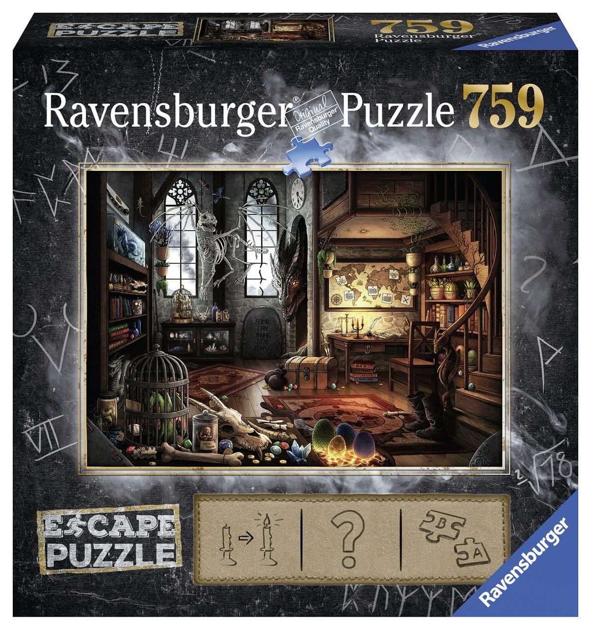 Ravensburger ESCAPE 5 Dragon Laboratory 759pc Puzzle Ravensburger PUZZLES