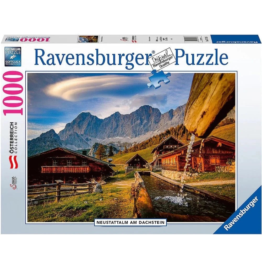 Ravensburger 17173-6 Neustattalm, Dachstein Mountains 1000pc - Hobbytech Toys