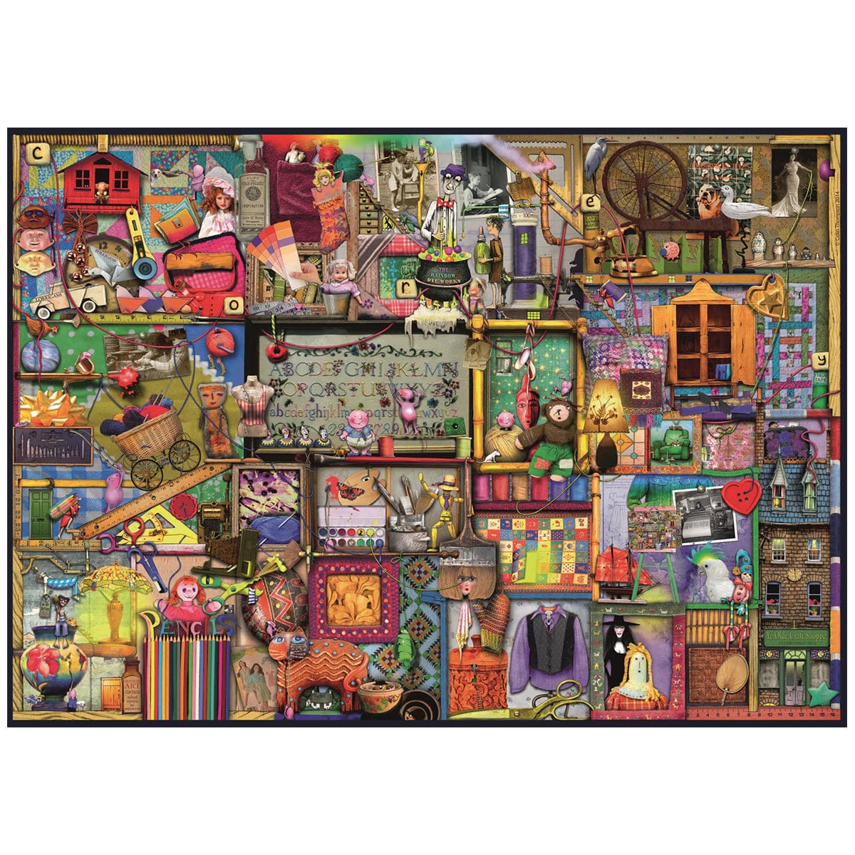Ravensburger 19412-4 No 2 Craft Cupboard Puzzle 1000pc - Hobbytech Toys