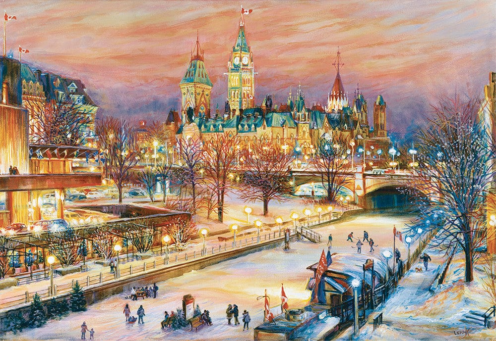 Ravensburger 19868-9 Ottawa Winterlude Festival Puzzle 1000pc - Hobbytech Toys