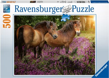 Ravensburger Ponies in the Flowers Puzzle 500pc Ravensburger PUZZLES