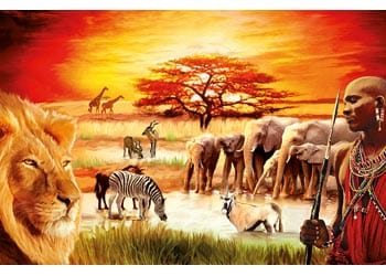 Ravensburger Proud Maasai Puzzle 3000pc Ravensburger PUZZLES