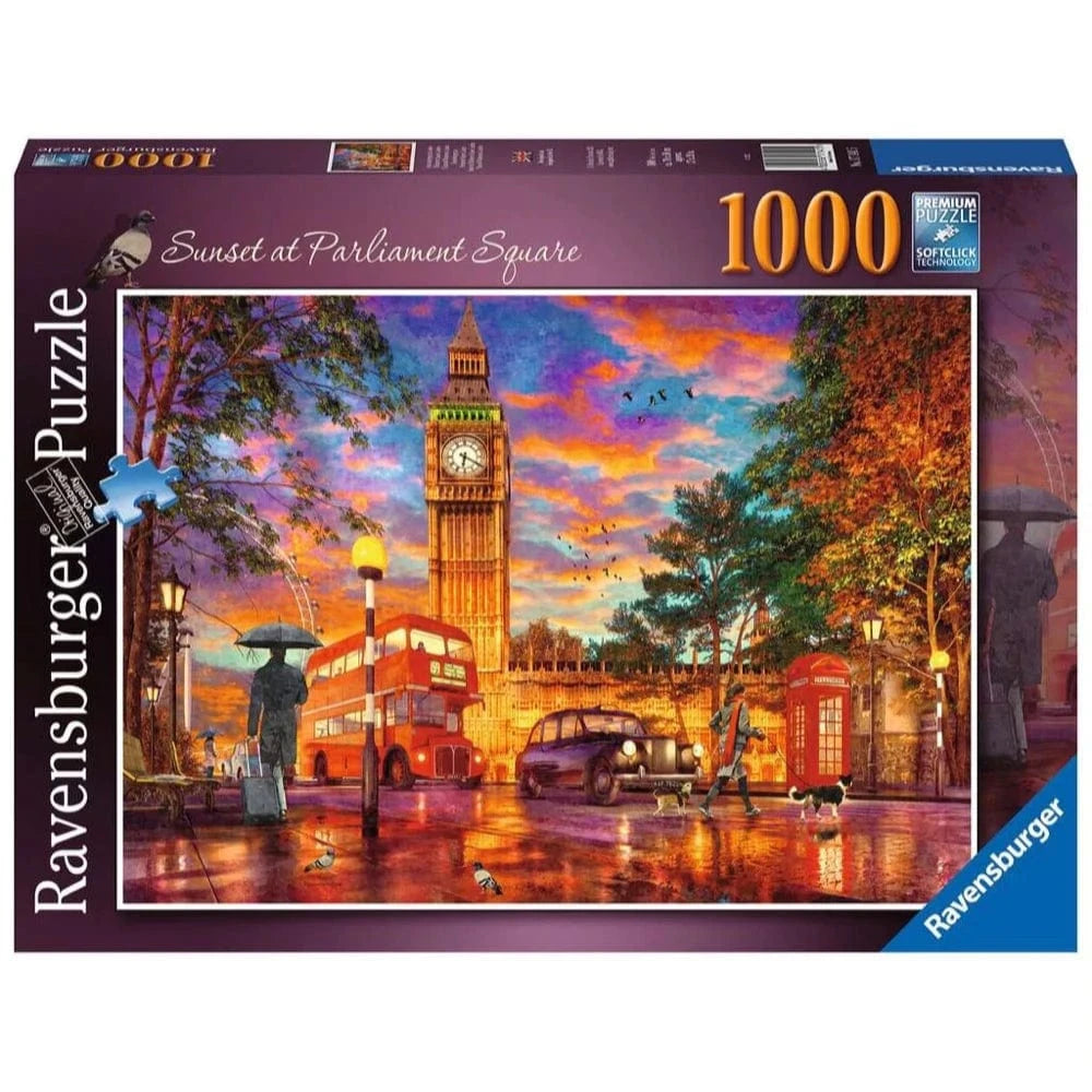 Ravensburger 17141-5 Sunset at Parliament Square 1000pc - Hobbytech Toys