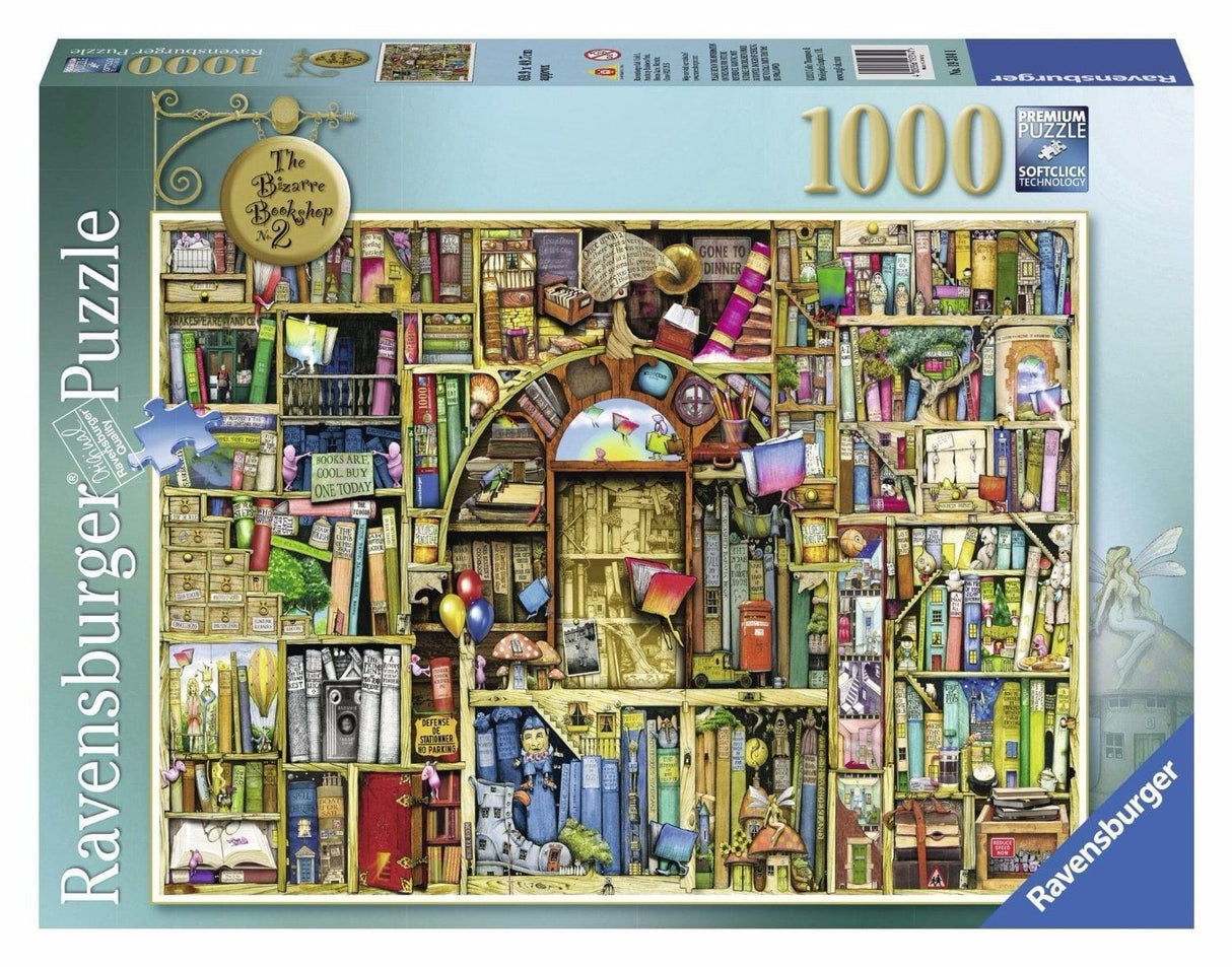 Ravensburger 19314-1 The Bizarre Bookshop 2 Puzzle 1000pc - Hobbytech Toys