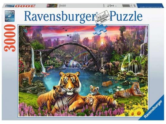 Ravensburger Tigers in Paradise 3000pc Puzzle - Hobbytech Toys
