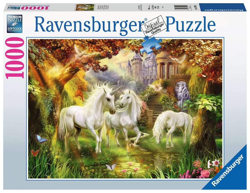 Ravensburger Unicorns in the Forest Puzzle 1000pcs Ravensburger PUZZLES