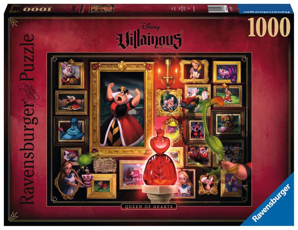 Ravensburger Villainous Queen of Hearts 1000pc Ravensburger PUZZLES