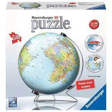 Ravensburger World Globe 3D Puzzleball 540Pc Puzzle Ravensburger PUZZLES