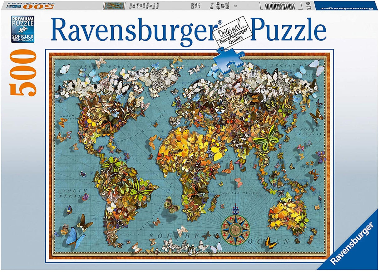 Ravensburger World of Butterflies Puzzle 500pcs Ravensburger PUZZLES