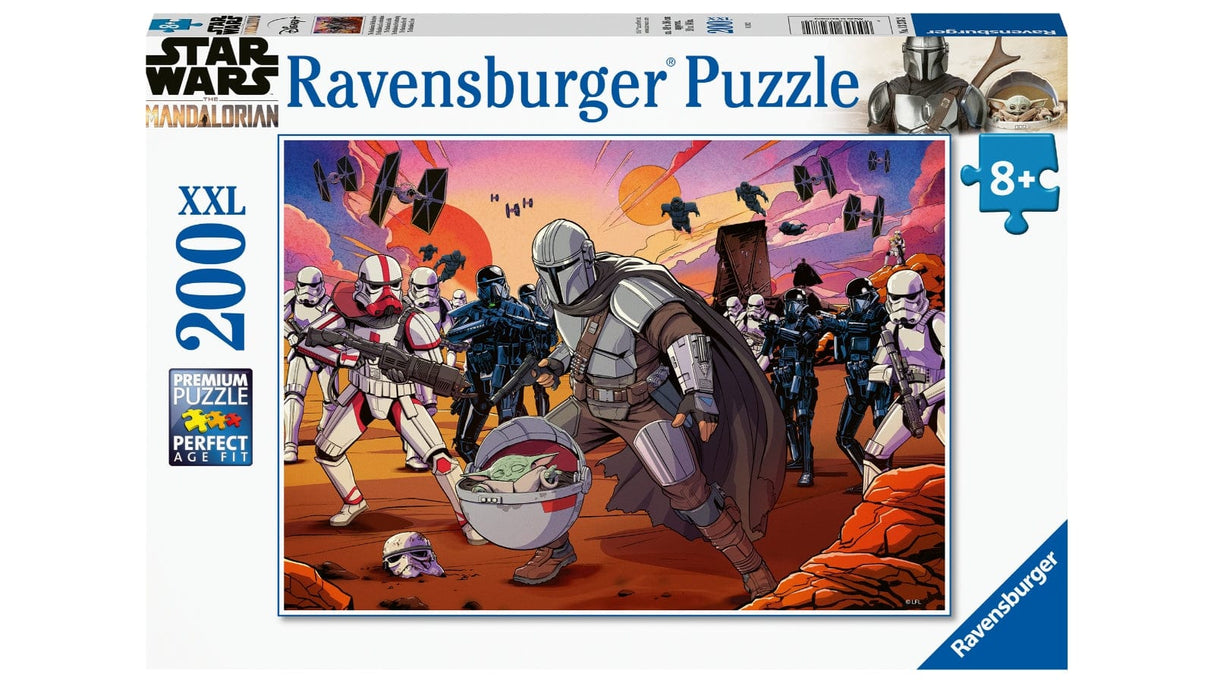 Ravensburger Star Wars The Mandelorian Face-Off 200pc Puzzle - Hobbytech Toys