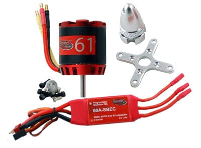 Redback 61 Brushless Motor And Esc Combo Redback RC PLANES - PARTS