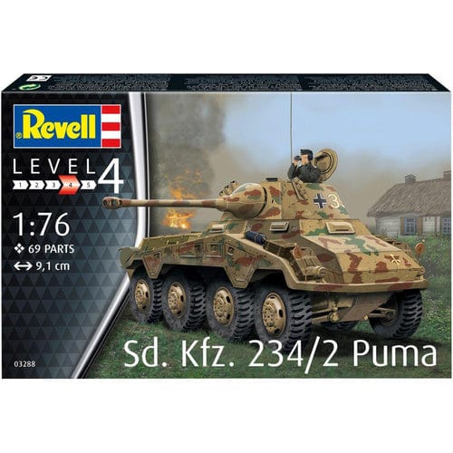 Revell 03288 1/76 SD.KFZ.234/2 Puma Plastic Model Kit Revell PLASTIC MODELS