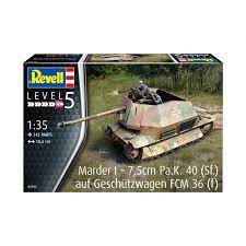Revell 03292 1/35 Marder I on FCM 36 Base Plastic Model Kit - Hobbytech Toys