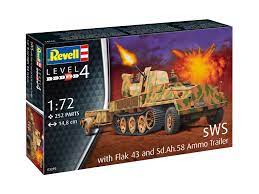 Revell 03293 1/72 SWS Mit Flak-Aufbau Als Sfl. Mit 3, 7cm Flak 43 Plastic Model Kit - Hobbytech Toys
