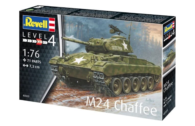 Revell 03323 1/76 M24 Chafee Plastic Model Kit Revell PLASTIC MODELS