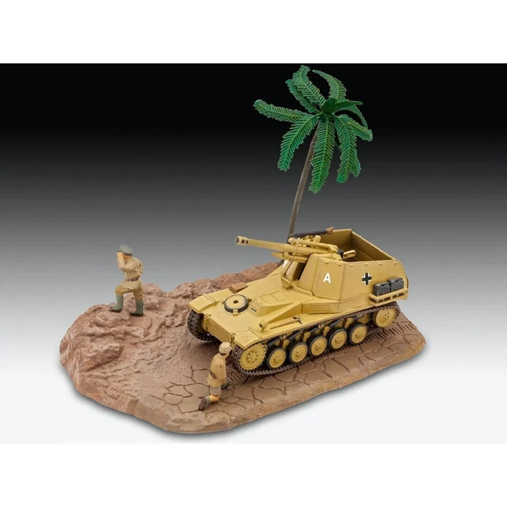 Revell 03334 1/76 First Diorama Set Sd.Kfz. 124 Wespe Plastic Model Kit - Hobbytech Toys