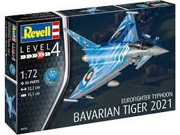 Revell 03818 1/72 Eurofighter Typhoon The Bavarian Tiger 2021 Plastic Model Kit - Hobbytech Toys