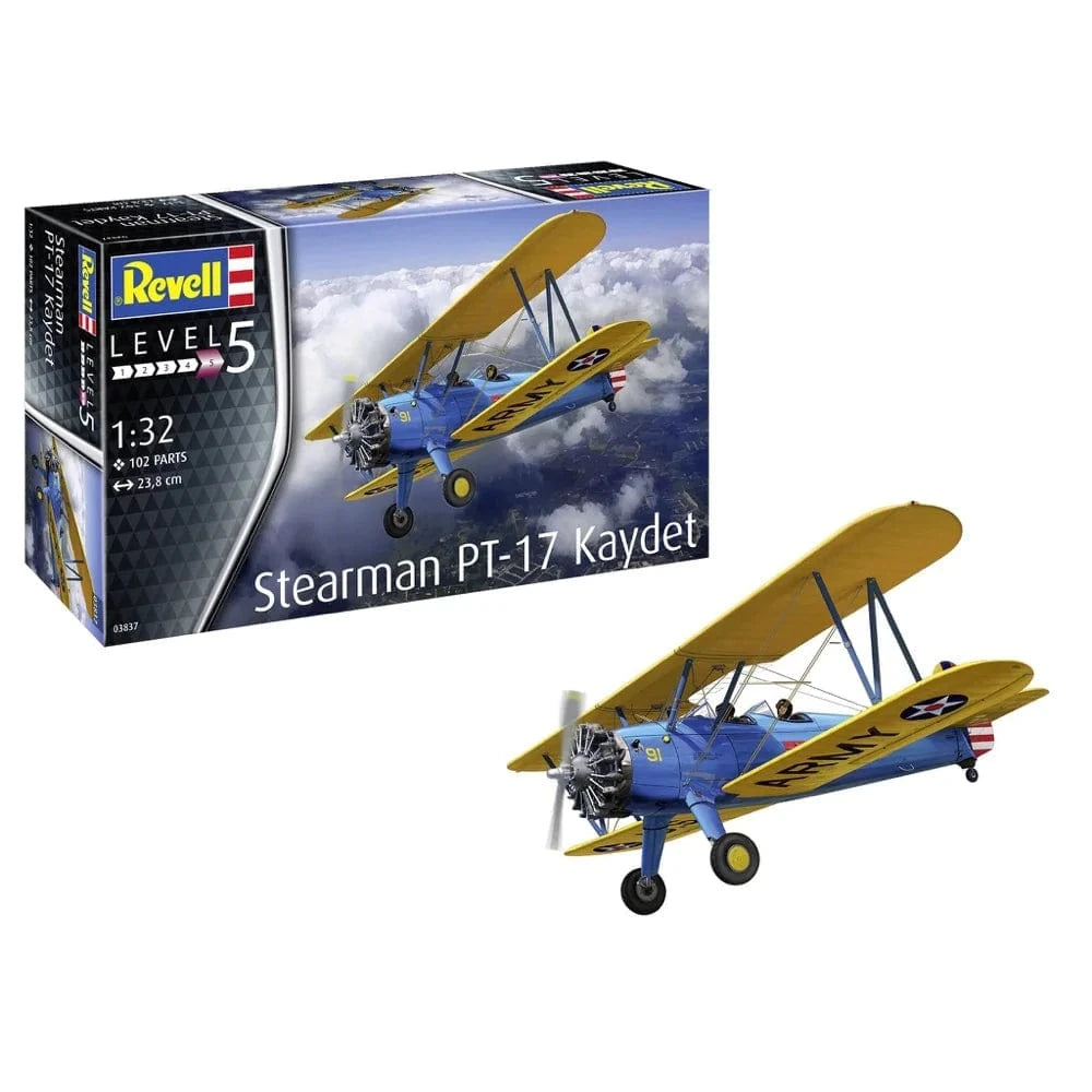 Revell 03837 1/32 Stearman PT-17 Kaydet - Hobbytech Toys