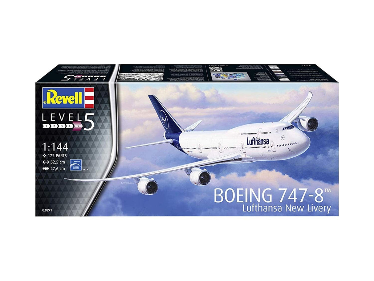 Revell 03891 1/144 Boeing 747-8 Lufthansa New Livery Revell PLASTIC MODELS