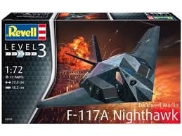 Revell 03899 1/72 F-117A Nighthawk Stealth Fighter Plastic Model Kit Revell PLASTIC MODELS