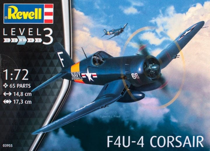 Revell 03955 1/72 F4U-4 Corsair Plastic Model Kit Revell PLASTIC MODELS