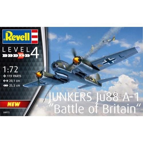 Revell 04972 1/72 Junkers Ju88 A-1 Battle of Britain Revell PLASTIC MODELS