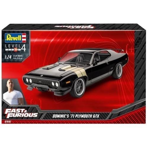 Revell 07692 1/24 Fast & Furious - DominicS 1971 Plymouth GTX Revell PLASTIC MODELS