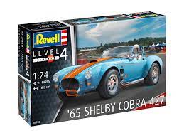 Revell 07708 1/24 65 Shelby Cobra 427 Plastic Model Kit - Hobbytech Toys