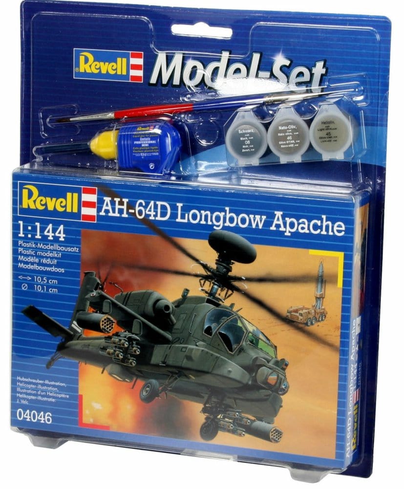 Revell 1/144 Ah-64D Longbow Apache Model Set Revell PLASTIC MODELS