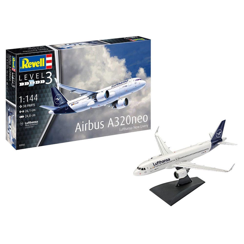 Revell 1/144 Airbus A320 Neo Lufthansa Model Set Revell PLASTIC MODELS