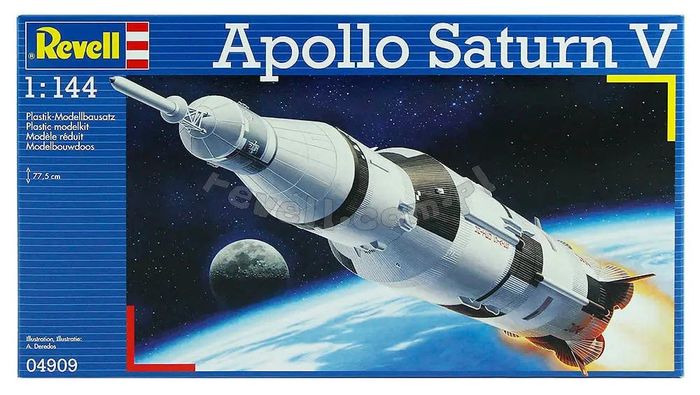 Revell 1/144 Apollo Saturn V Rocket Revell PLASTIC MODELS
