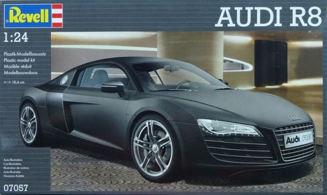 Revell 1/24 Audi R8 Black Revell PLASTIC MODELS