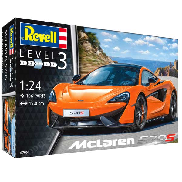 Revell 1/24 Mclaren 570S Revell PLASTIC MODELS
