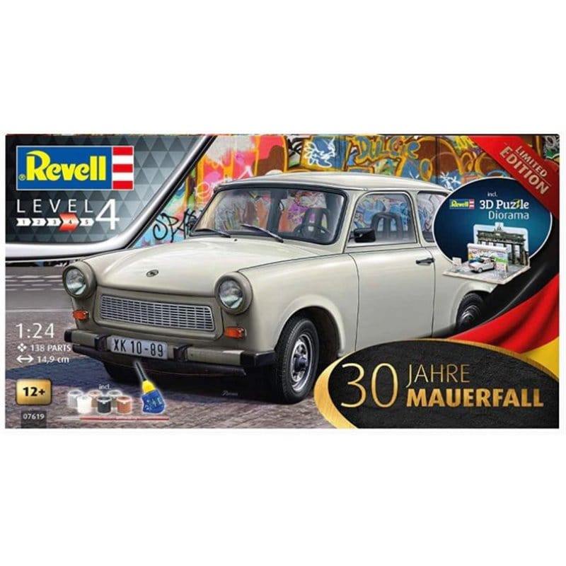 Revell 1/24 Trabant 601S Fall Of The Berlin Wall 30Th Anniversary Gift Set Revell PLASTIC MODELS
