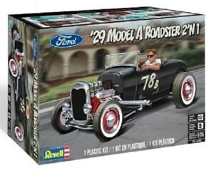 Revell 1/25 1929 Ford Model A Roadster 2 in 1 - Hobbytech Toys