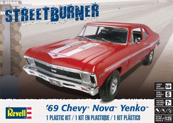 Revell 1/25 Streetburner 1969 Chevy Nova Yenko Revell PLASTIC MODELS