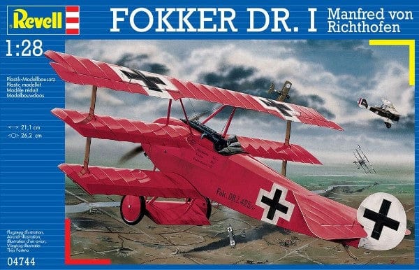 Revell 1/28 Fokker Dr.1 Richtofen Revell PLASTIC MODELS