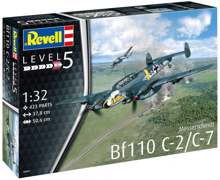 Revell 1/32 Messerschmitt Bf-110 C-2/C-7 Revell PLASTIC MODELS