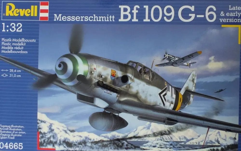 Revell 1/32 Messerschmitt Bf109G-6 Revell PLASTIC MODELS