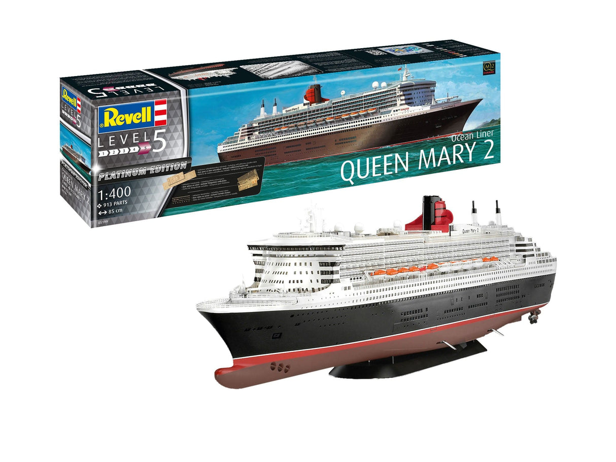 Revell 1/400 Queen Mary 2 Platinum Edition Revell PLASTIC MODELS
