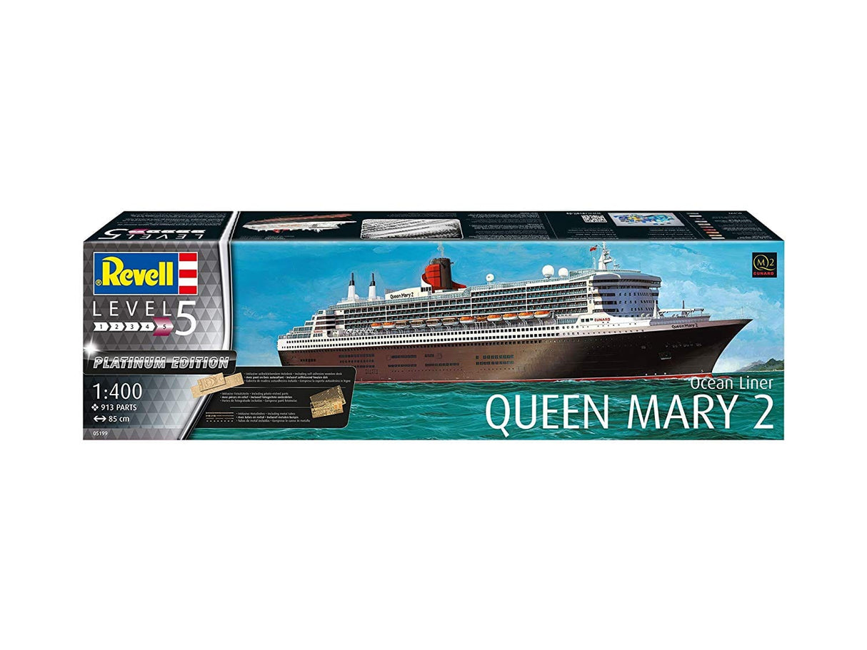 Revell 1/400 Queen Mary 2 Platinum Edition Revell PLASTIC MODELS