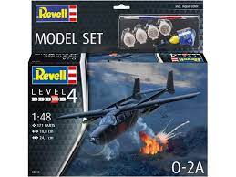 Revell 1/48 O-2A Skymaster Model Set - Hobbytech Toys