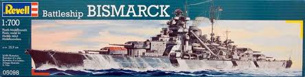Revell 1/700 Battleship Bismarck Revell PLASTIC MODELS