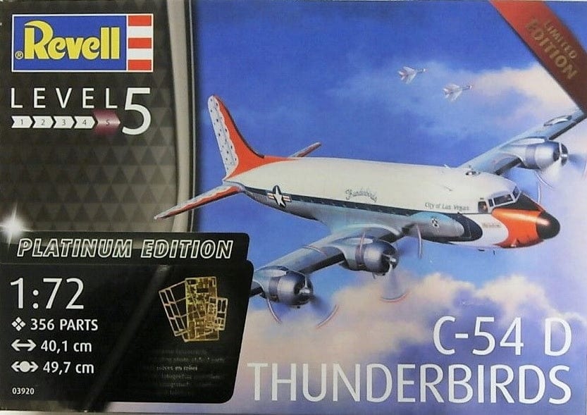 Revell 1/72 C-54 Thunderbird Platinum Edition Revell PLASTIC MODELS