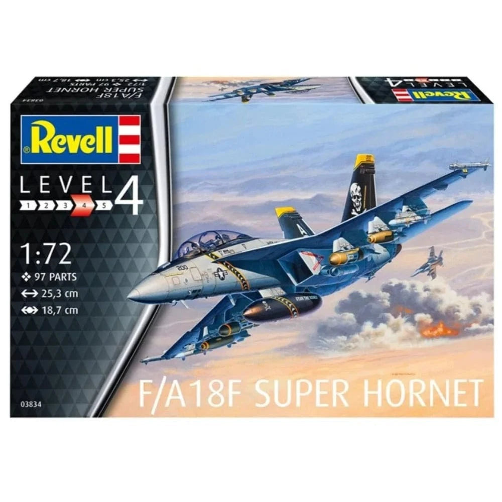Revell 03834 1/72 F/A-18F Super Hornet - Hobbytech Toys