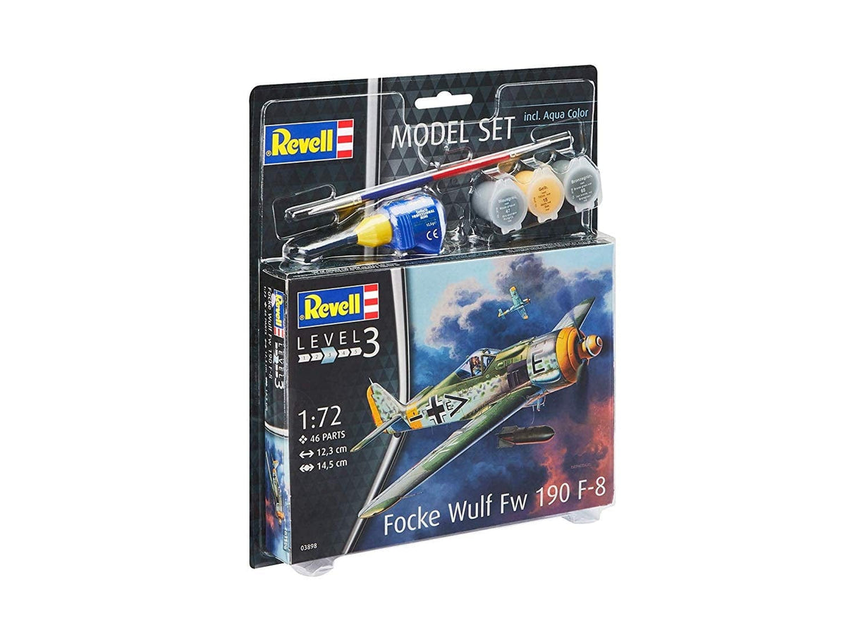 Revell 1/72 Focke Wulf Fw190 F-8 Model Set Revell PLASTIC MODELS