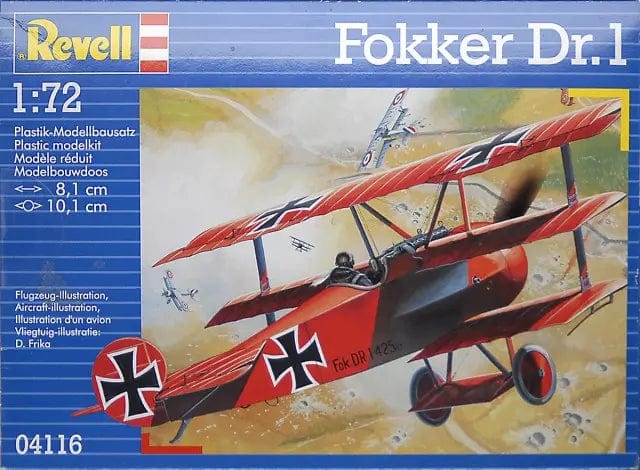 Revell 1/72 Fokker Dr.1 Triplane Revell PLASTIC MODELS