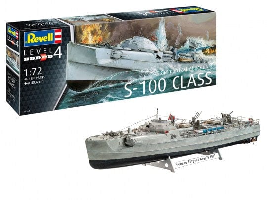 Revell 1/72 German Fast Attack Craft S-100 Class Revell PLASTIC MODELS