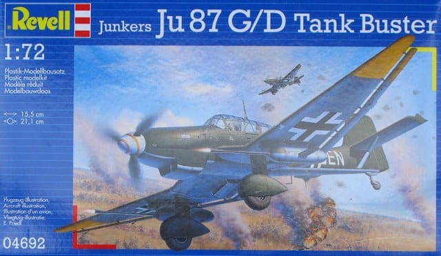 Revell 1/72 Junkers Ju87 G/D Tank Buster Revell PLASTIC MODELS
